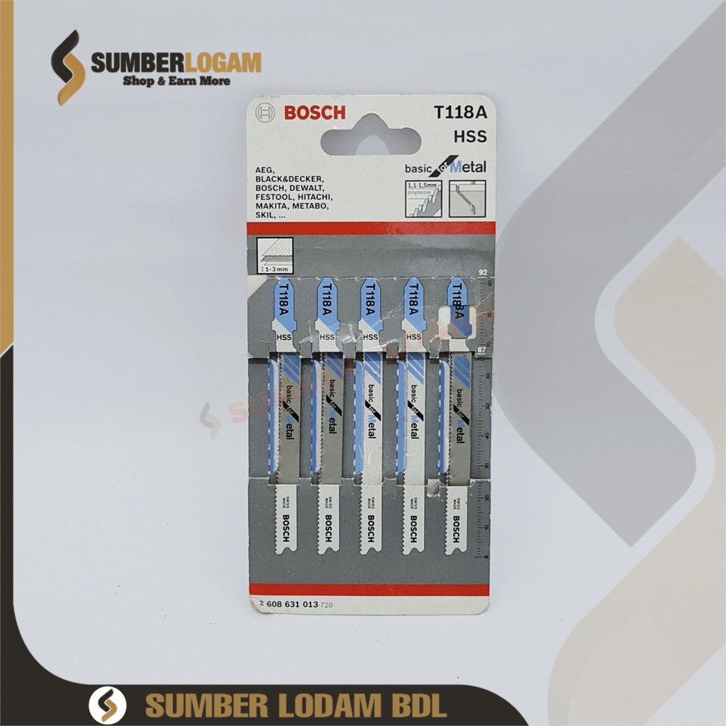 Jual MATA JIGSAW BESI BOSCH T118A (HARGA 1PCS) Shopee Indonesia