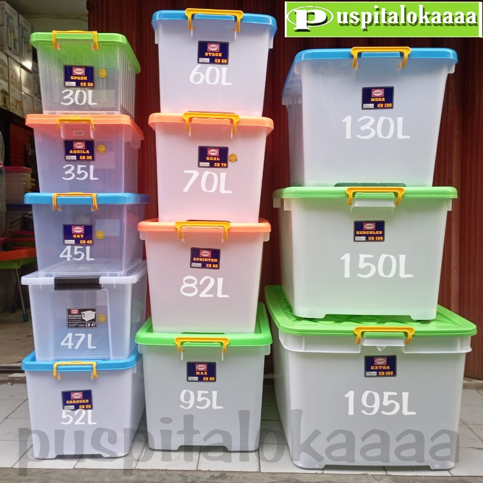 Jual Container Box Shinpo 30 35 45 47 52 60 70 82 95 130 150 195 Liter Shopee Indonesia 7857