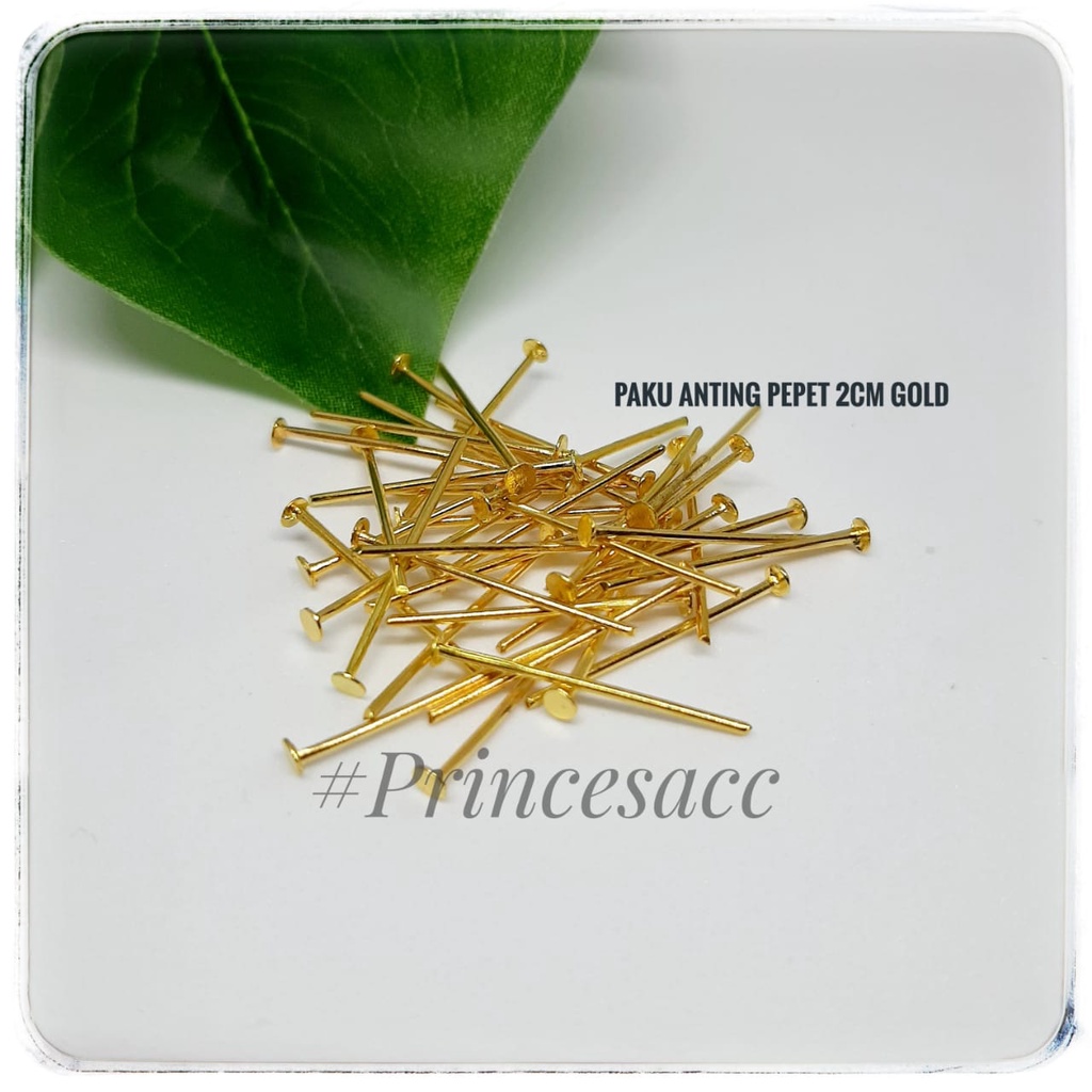 Jual Paku alat kerajinan - paku kerajinan/ paku anting pepet 2cm ...