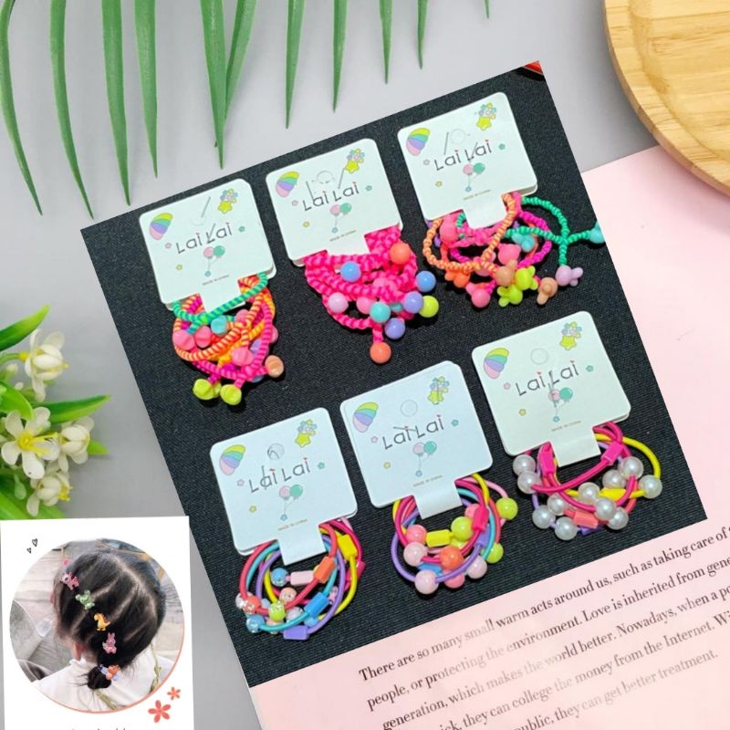 Jual Ikat Rambut Anak Anak / Karet Ikat Rambut / Kuncir Rambut Kuda