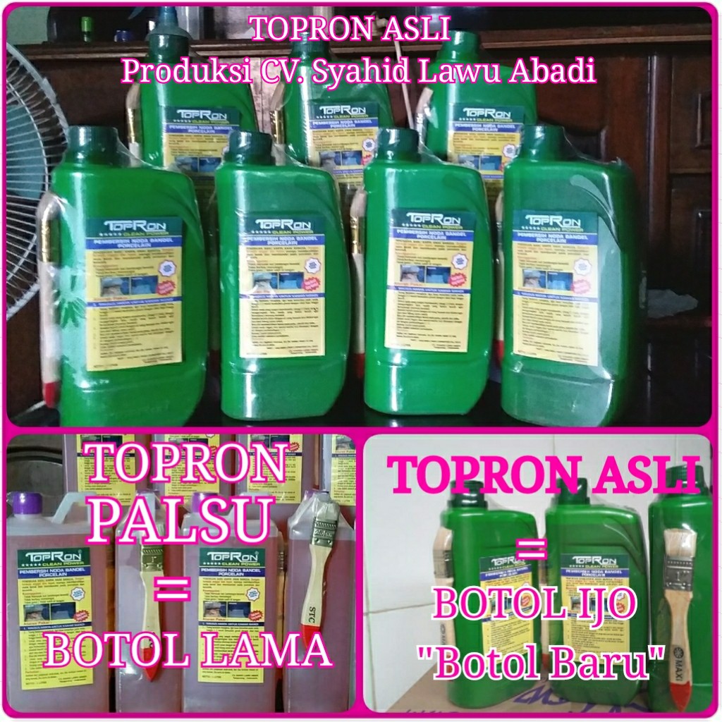 Jual TOPRON (JAKSEL-TANGSEL) Topron Pembersih Keramik Kamar Mandi ...