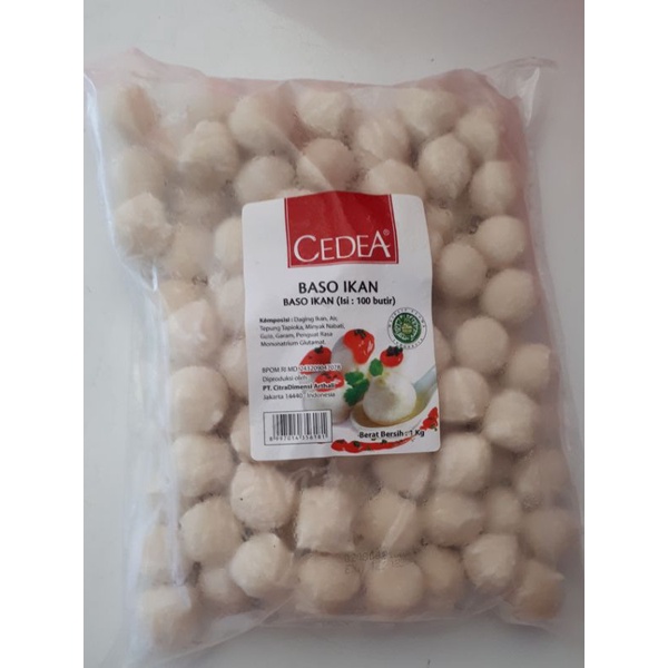 Jual Cedea Baso Ikan Isi 100 Butir 1 Kg Shopee Indonesia