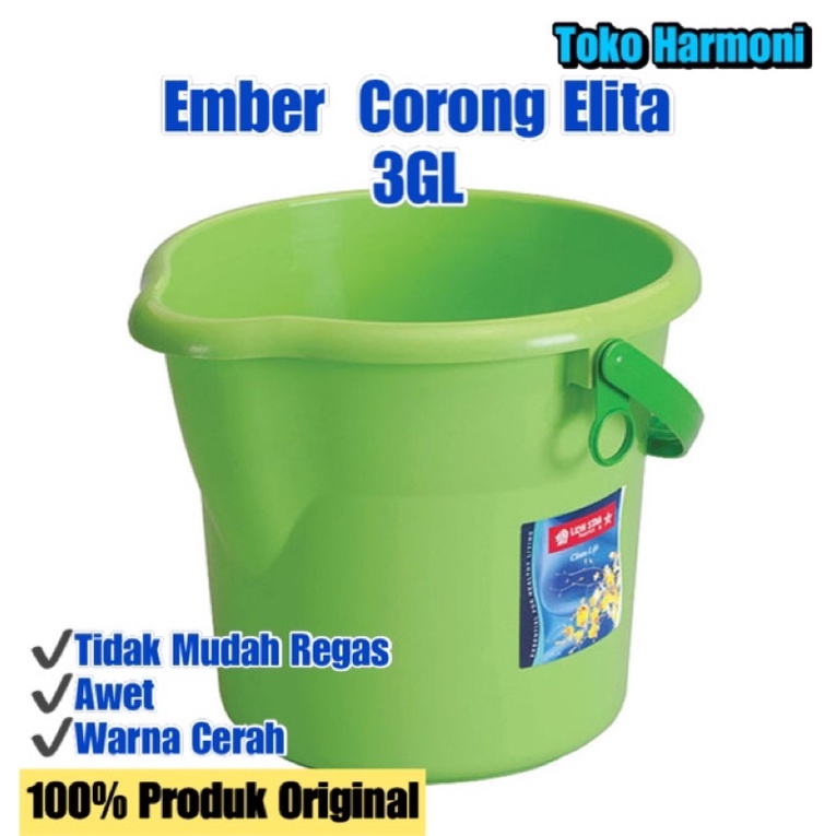 Jual Ember Pel Elita 3gl Ember Corong Ember Plastik Pail Ember Serbaguna Shopee Indonesia 7321