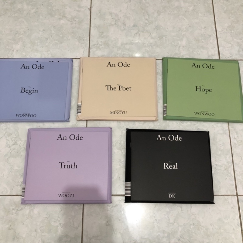 Jual SEVENTEEN An Ode Unsealed Album Only with Mini Photobook Wonwoo ...