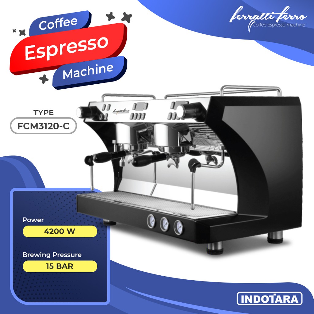 Mesin Kopi Espresso / Espresso Machine Ferratti Ferro FCM695