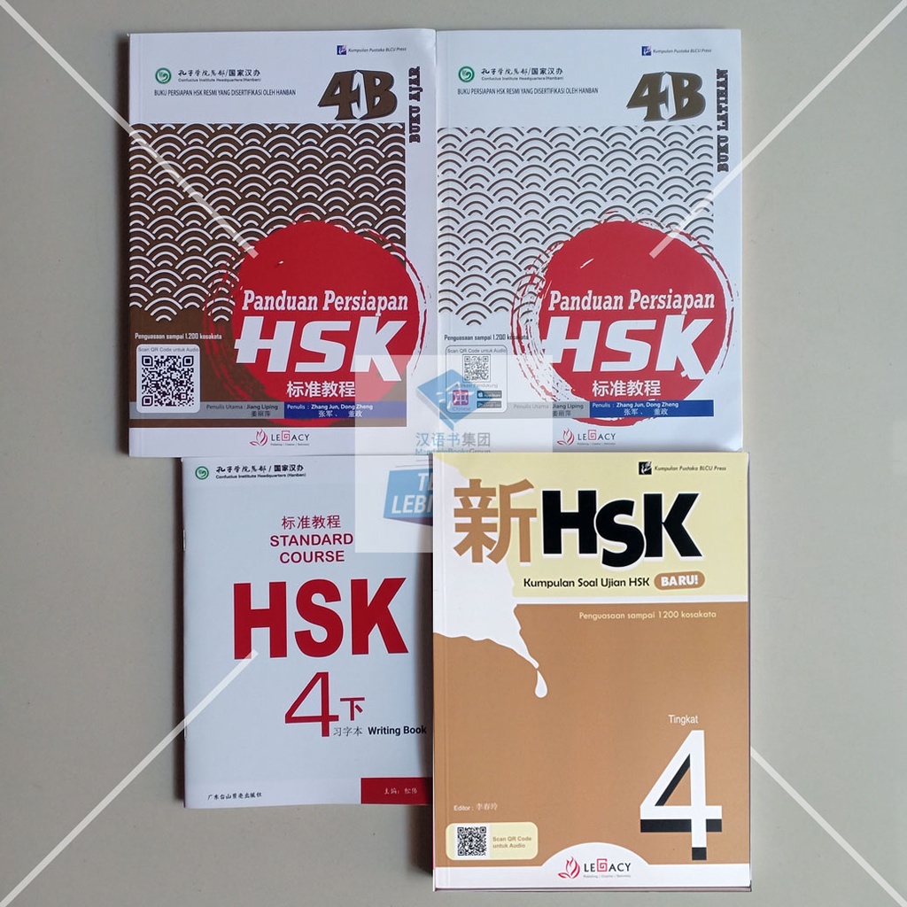 Jual Paket Buku HSK 4B Panduan Persiapan & Soal Ujian Vol. I & Writing ...