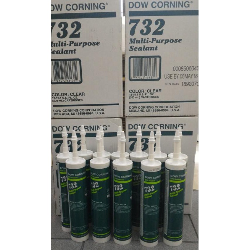 Jual Dow corning rtv 732 silicone sealant,lem silicon food grade
