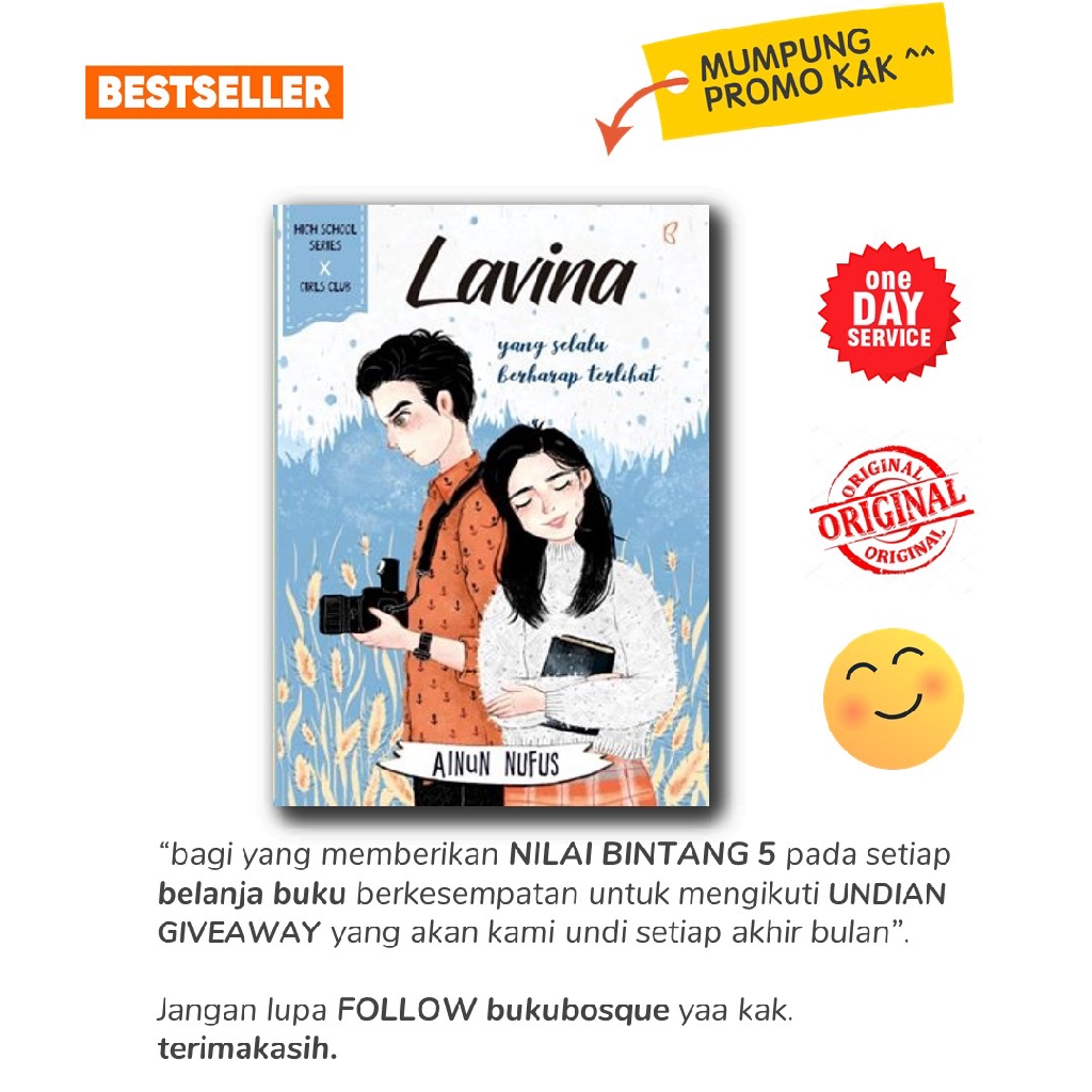 Jual BUKU NOVEL LAVINAHIGH SCHOOL SERIES BENTANG BELIA Shopee