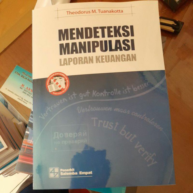 Jual Mendeteksi Manipulasi Laporan Keuangan By Theodorus M Tuanakotta ...