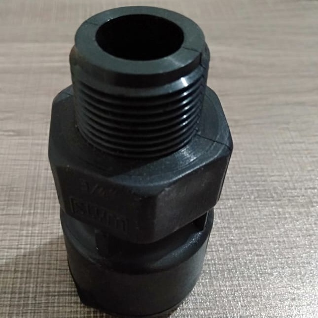 Jual Sock Drat Luar / SDL HDPE PUSHON FITTING 20 x 1/2