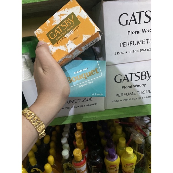Jual perfume tissue Gatsby/bouquet | Shopee Indonesia