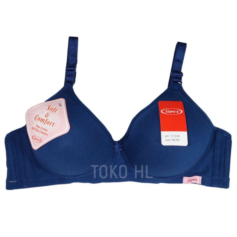 Jual BH Sorex Tanpa Kawat Bra Sorex 17228 Setara Cup B-C Soft & Comfort ...