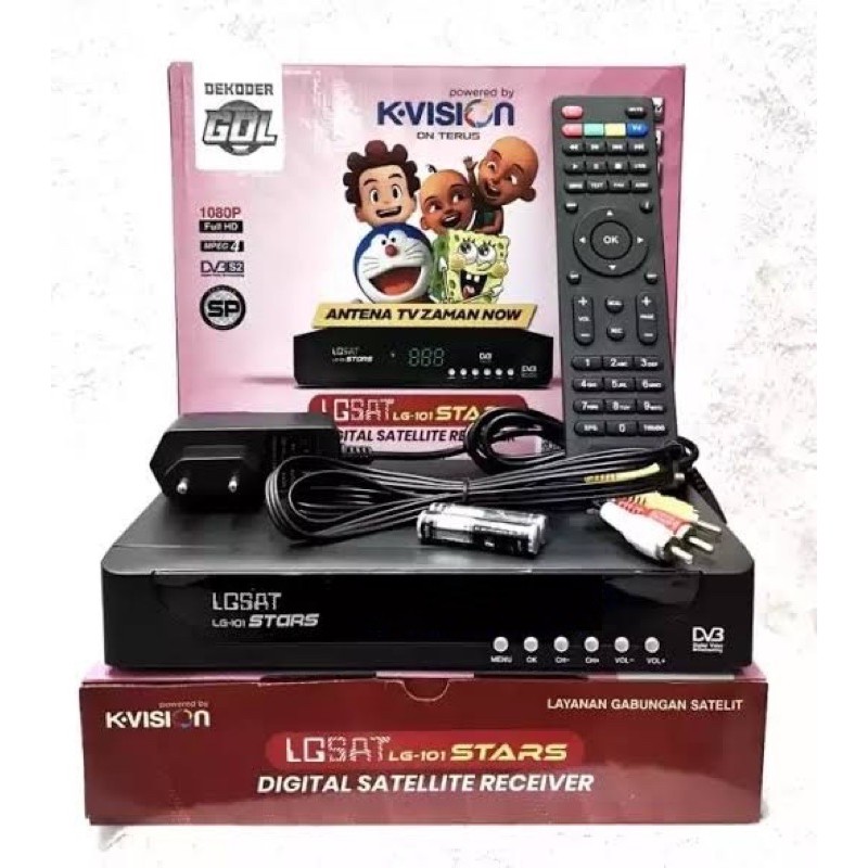 Jual Receiver parabola K-Vision Gol LGSAT LG-101 Stars (C-Band / KU ...