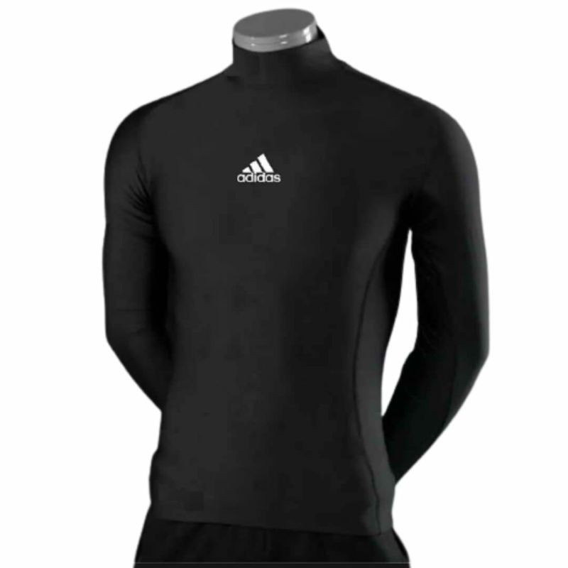 Jual Baselayer Pria Mangset Baju Kaos Kerah Tinggi Manset Tangan