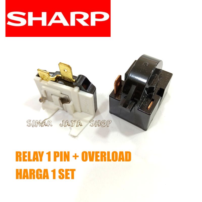 Jual RELAY OVERLOAD KULKAS SHARP 1 PINTU | Shopee Indonesia