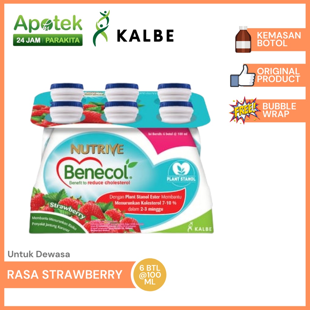 Jual Nutrive benecol benefit reduce cholesterol, minuman susu rasa leci ...