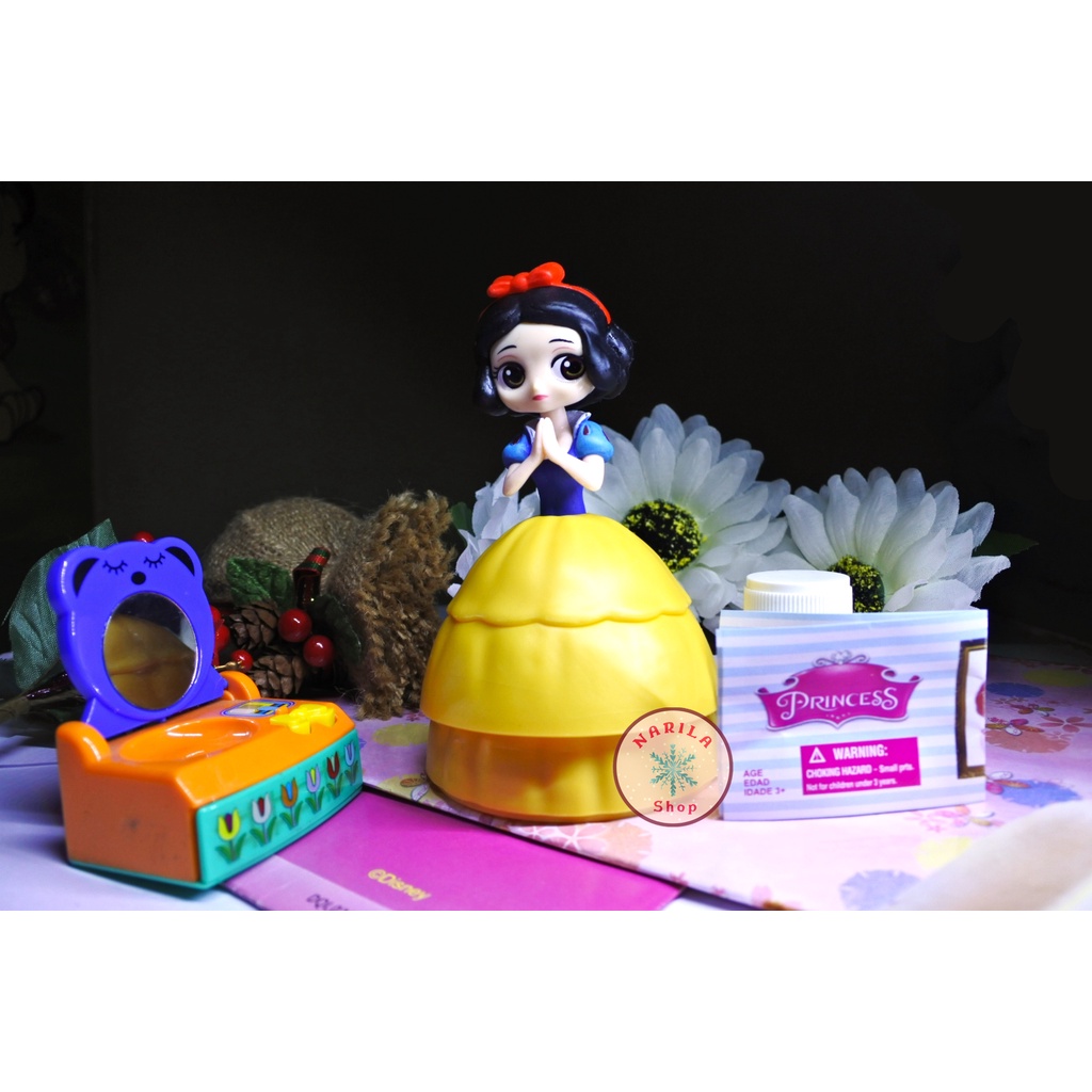 Jual Figure Disney Princess Bola Bongkar Pasang Frozen Elsa Anna