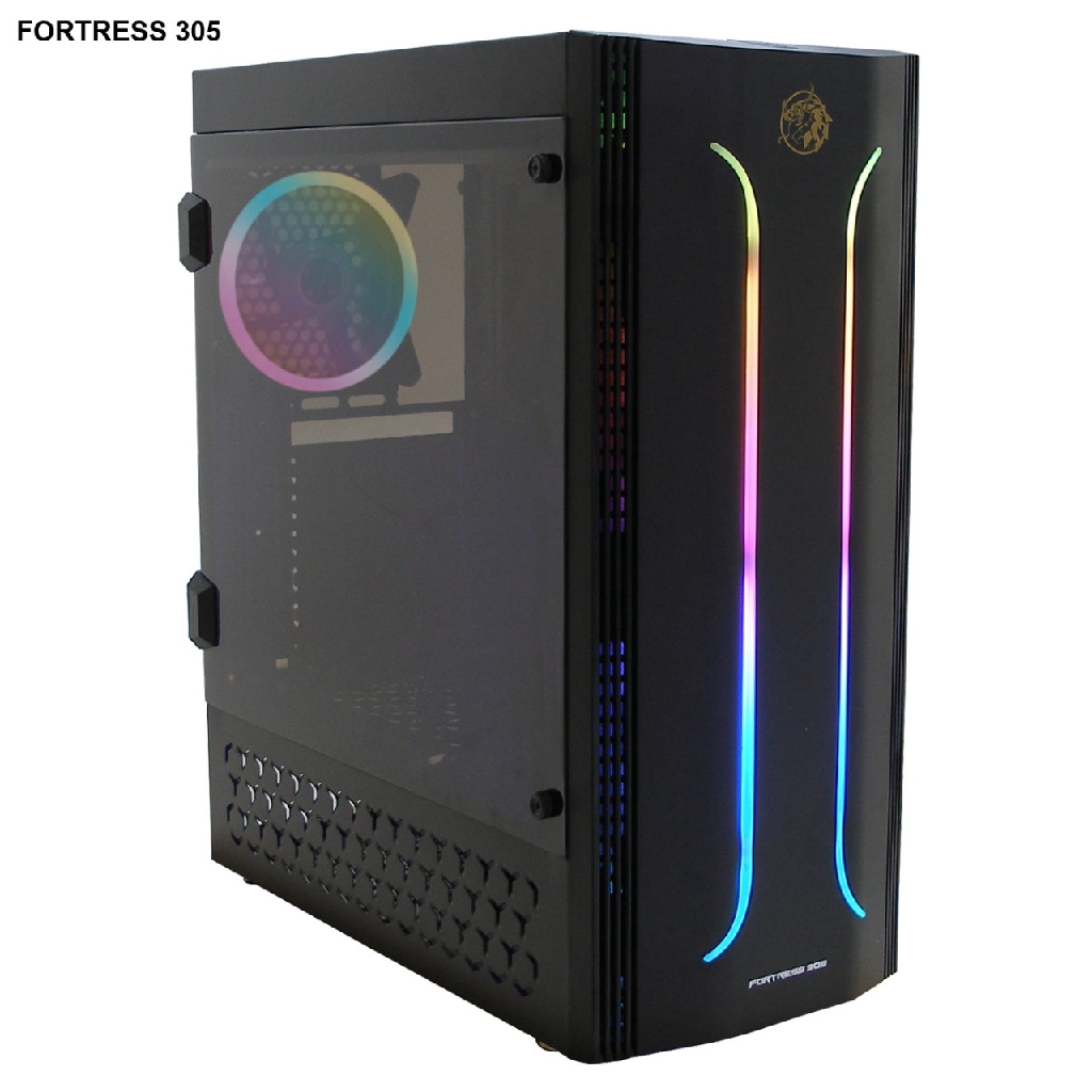 Jual IMPERION CASING PC FORTRESS 305 FREE 1 FAN GAMING CASE PC | Shopee ...
