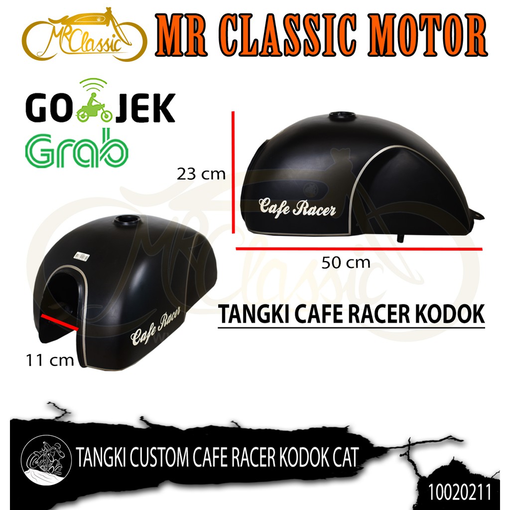 Jual Tangki Custom Cafe Racer Kodok Cat Variasi Motor Custom | Shopee ...