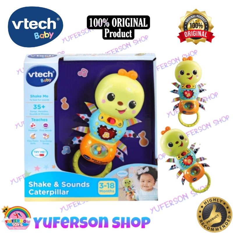 Jual VTECH V-TECH SHAKE AND SOUNDS CATERPILLAR (UK) | Shopee Indonesia