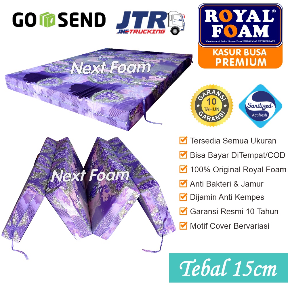 Jual Kasur Busa Royal Foam Tebal 15 Cm ORIGINAL ROYAL FOAM Garansi 10 ...