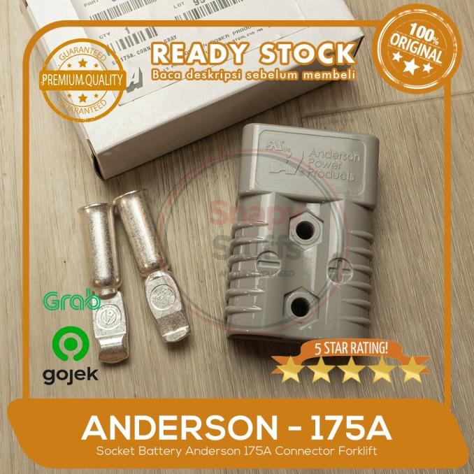 Jual Socket Battery Anderson SB175A Grey Forklift SB175 Connector 175A ...