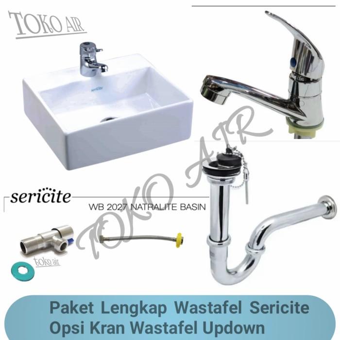 Jual Paket Wastafel Cuci Tangan Kotak Sericite Sifon Leher Angsa Stainless Shopee Indonesia