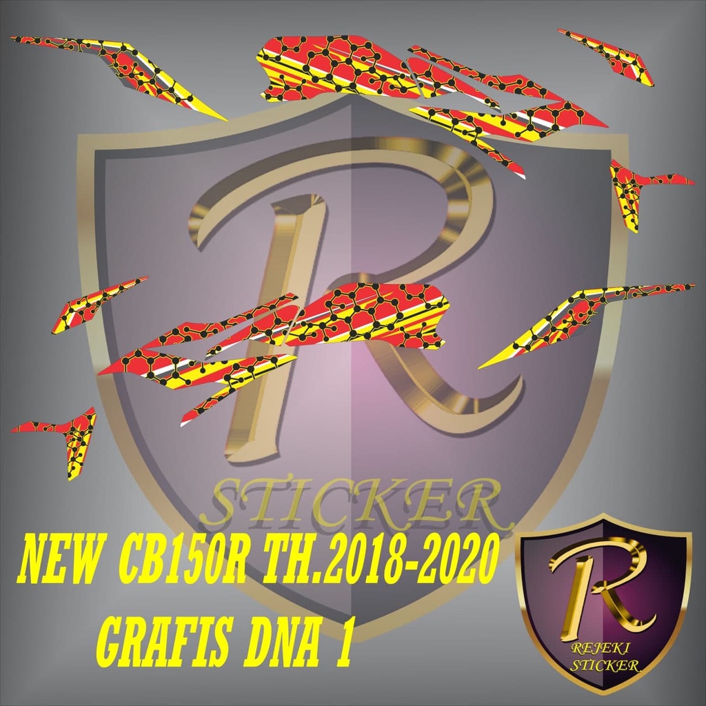 Jual sticker decal striping list variasi motor striping all new cb150r ...