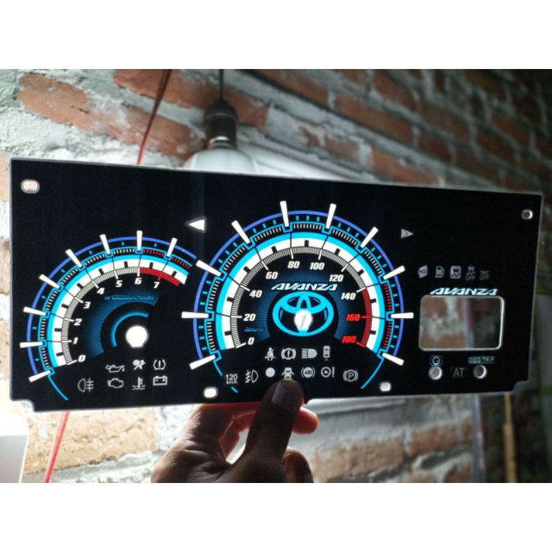 Jual Papan speedometer custom All new avansa, xenia, veloz | Shopee ...