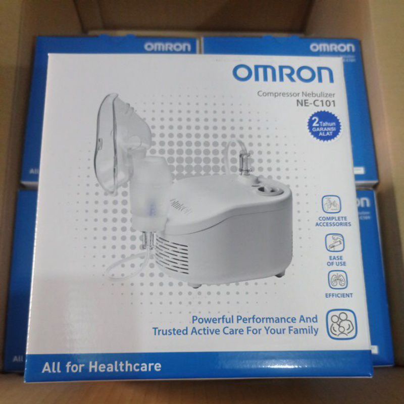 Jual Nebulizer Omron Nec101 Alat Uap Nebuliser Garansi 2tahun | Shopee ...