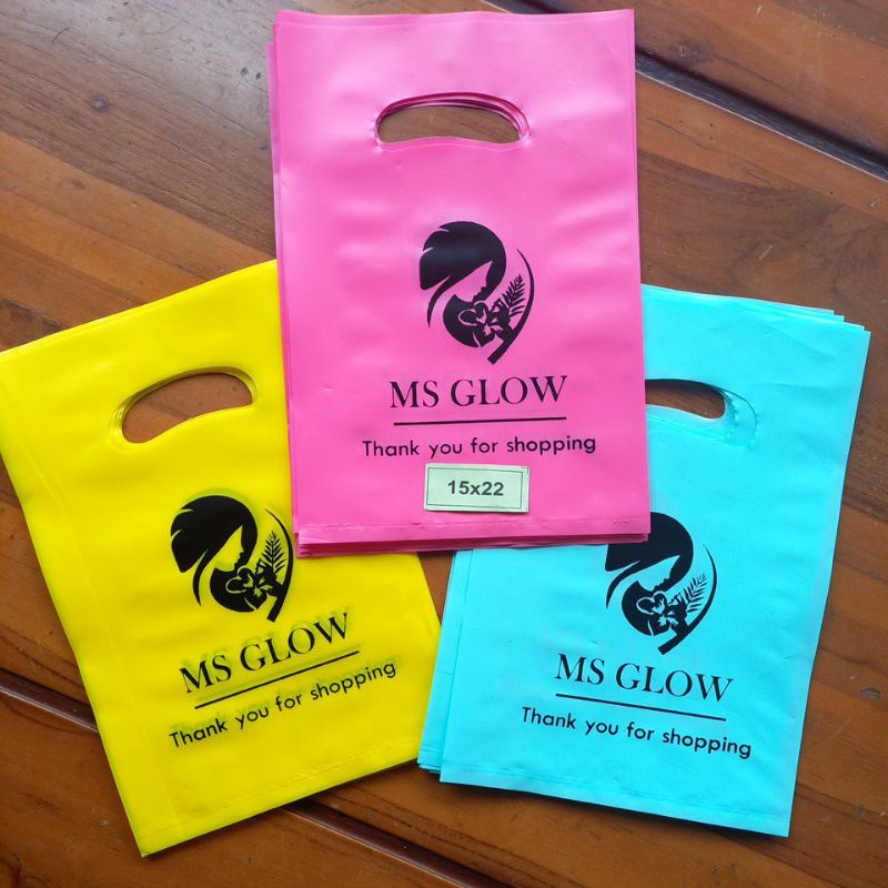 Jual Plastik Sablon Ms Glow Mix 3 Warna 15x22 Tebal Shopee Indonesia