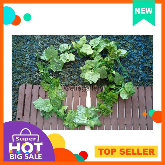 Jual Daun Anggur Rambat Artificial / Daun Rambat (Panjang 2,3 Meter ...