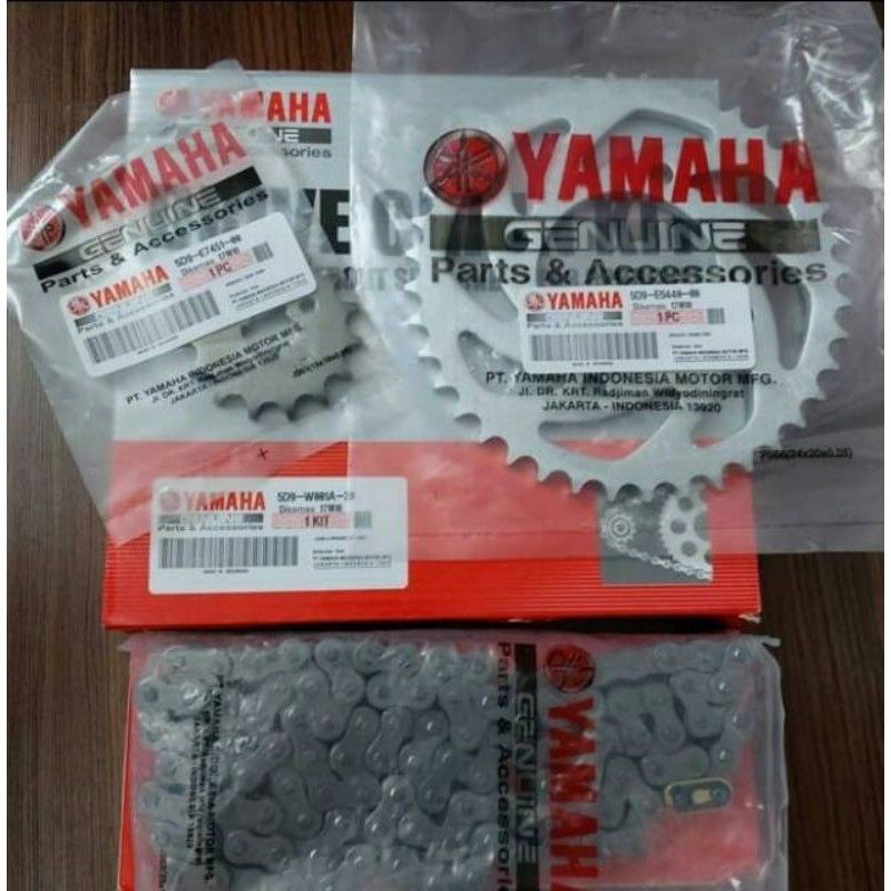 Jual Gearset Vega ZR gir set Jupiter Z New 115 RR 5D9 paket gearset gir
