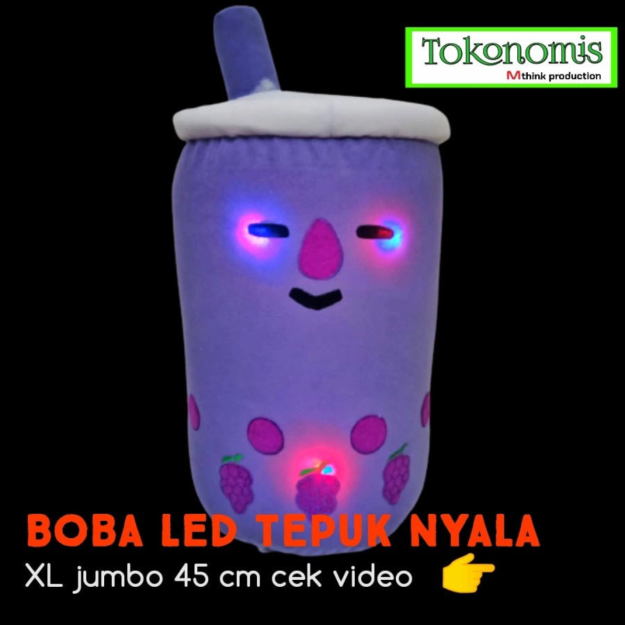 Jual Boneka Boba Led Lampu Tepuk Jumbo Sni Bantal Boba Termurah