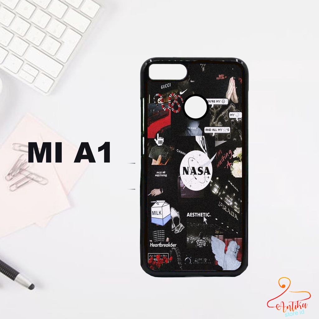 [ANT-12] Case 2D Nasa Xiaomi MIA1 Casing Hp MIA1 Pelindung Hp Hardcase  Glossy XIAOMI A1 All Type