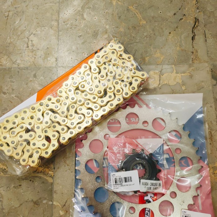 Jual Girset Cbr 250Rr , Gear set Cbr250Rr , Chain kit Cbr250 Rr Tk