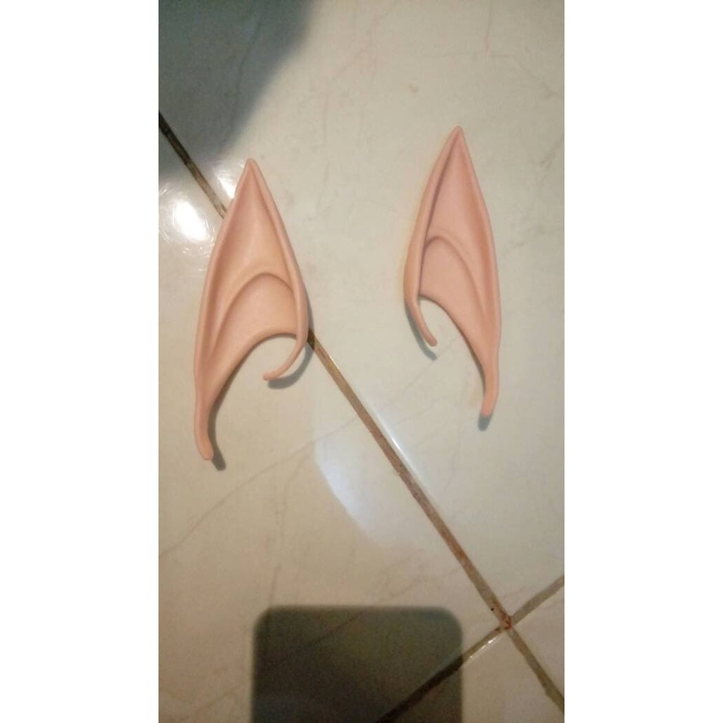 Jual kuping cosplay ear elf telinga peri peter pan halloween | Shopee ...