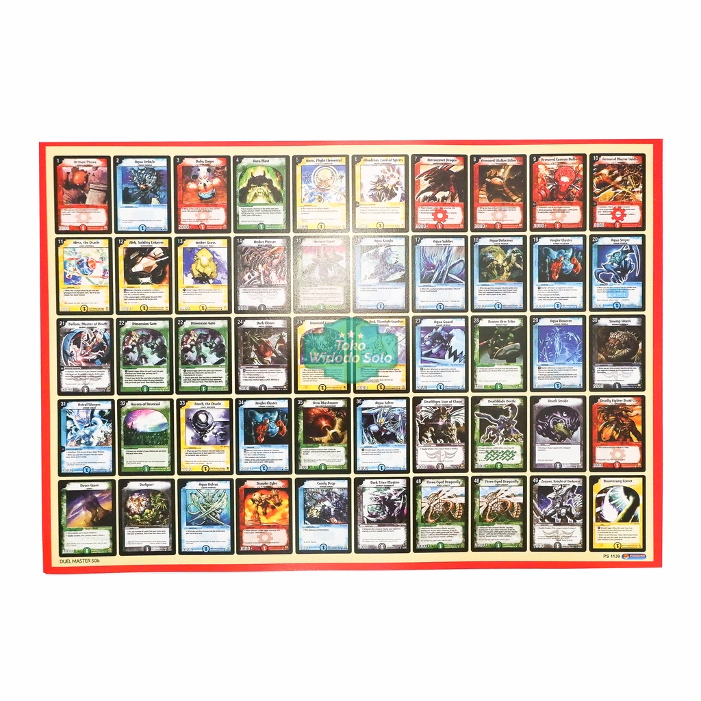 Jual Poster Kartun Game Kartu 35x50cm 1 Lembar Shopee Indonesia