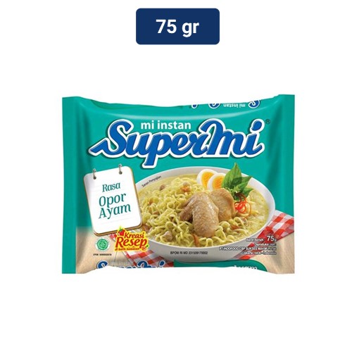 Jual Supermi Mie Instan Rasa Opor Ayam 75 Gr Shopee Indonesia