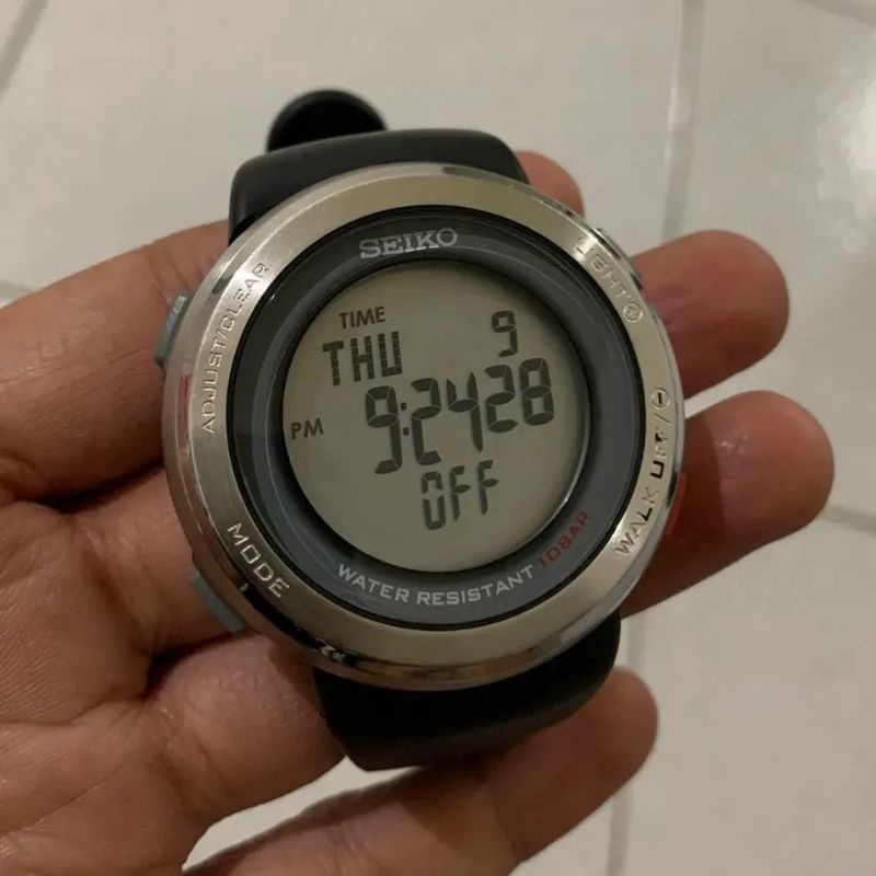 Jual Seiko Digital Super Rare Walk Watches Shopee Indonesia