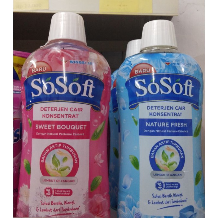 Jual Sosoft deterjen cair 750ml | Shopee Indonesia