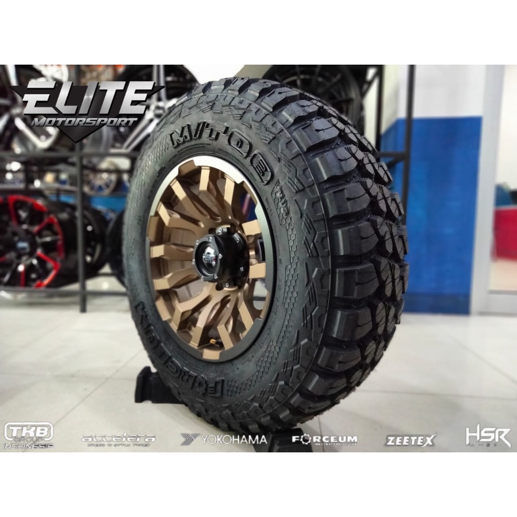 Jual Velg R16 HSR Burneh dan Ban Offroad 265/75 Mobil Fortuner Triton ...