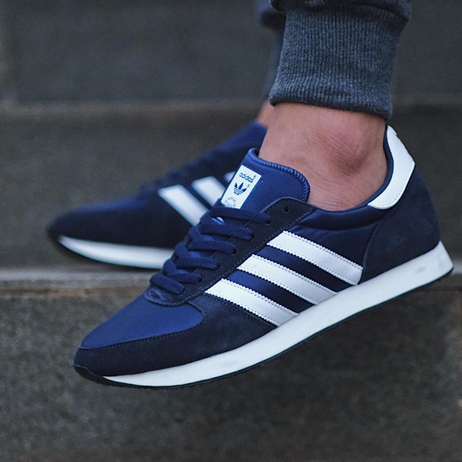 Jual SEPATU ADIDAS ORIGINAL ZX RACER NAVY WHITE BEST SELLER