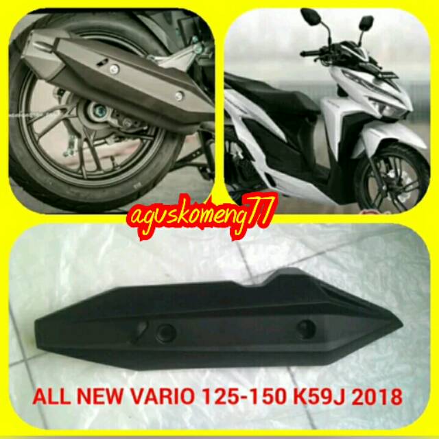 Jual Tutup Tameng Knalpot Standart Motor Vario All New 150 2018 2023 Shopee Indonesia 1296