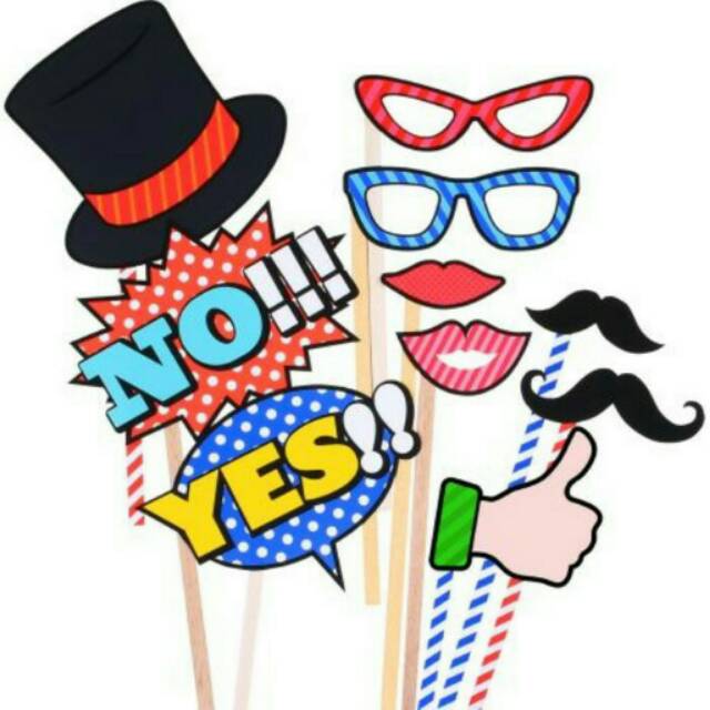 Jual DIY Papercraft Photo Booth Props Basic | Shopee Indonesia