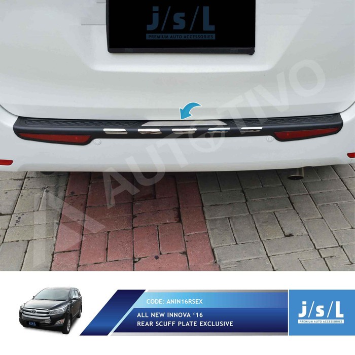 Jual Sillplate Belakang Innova Reborn Rear Scuff Plate Model Exclusive ...