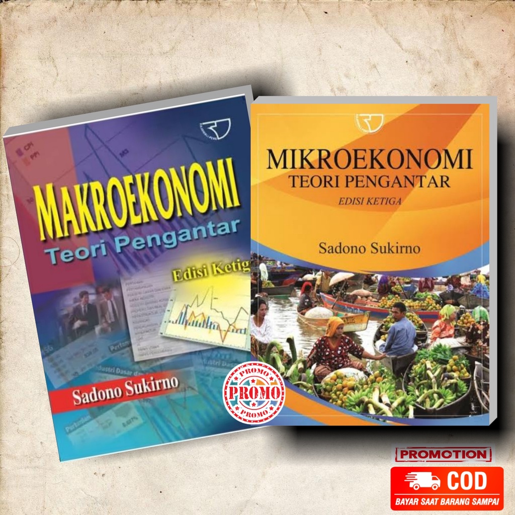 Jual Paket 2 - Makroekonomi Dan Mikroekonomi Teori Pengantar - Sadono ...