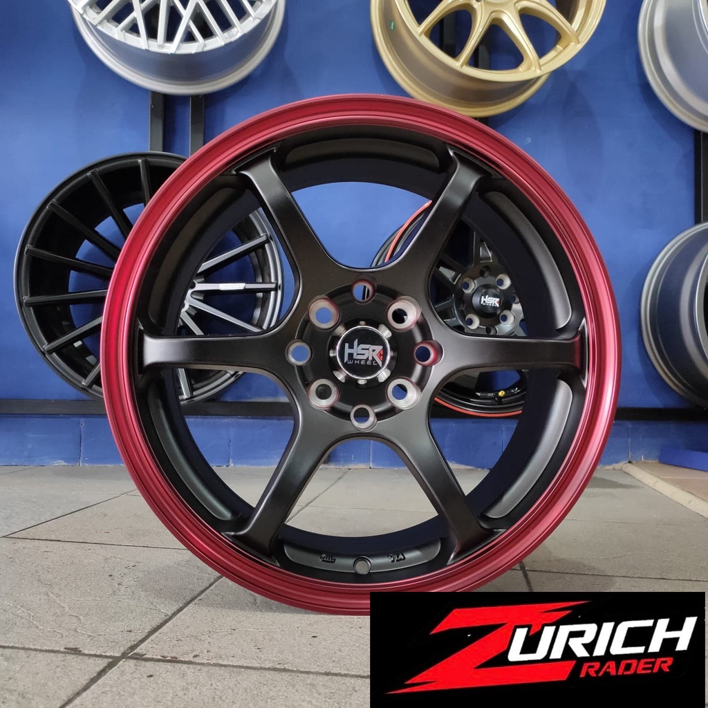 Jual Velg Racing HSR terbaru Ring 17 Rata Body | HSR MISAKI R17 LEBAR 7 ...