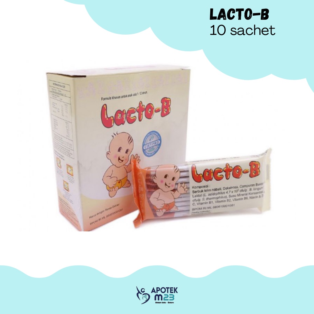 Jual Lacto B Sachet - Mencegah Diare Pada Bayi 1pack (10 Sachet ...