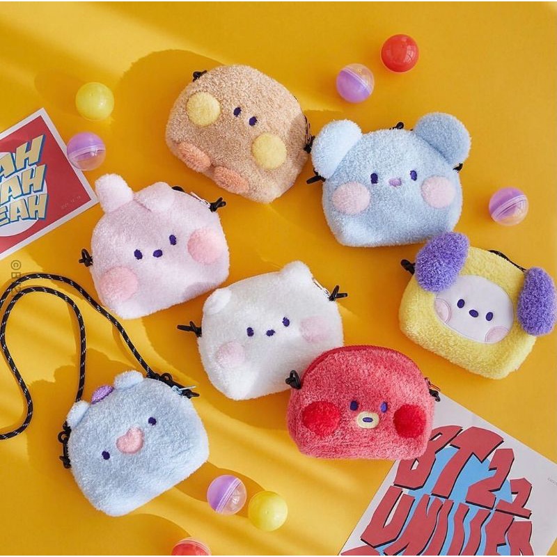 Jual BT21 MININI COLLECTION POUCH OFFICIAL REJECTED | Shopee Indonesia